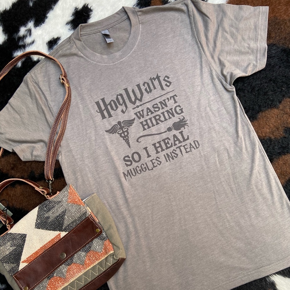 NEW!!! I heal muggles t shirt!